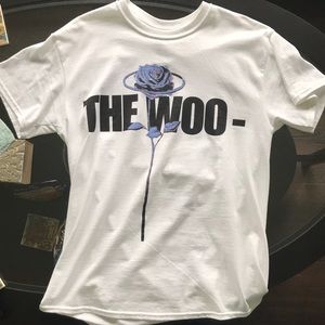 VLONE X Pop smoke the Woo white T-shirt